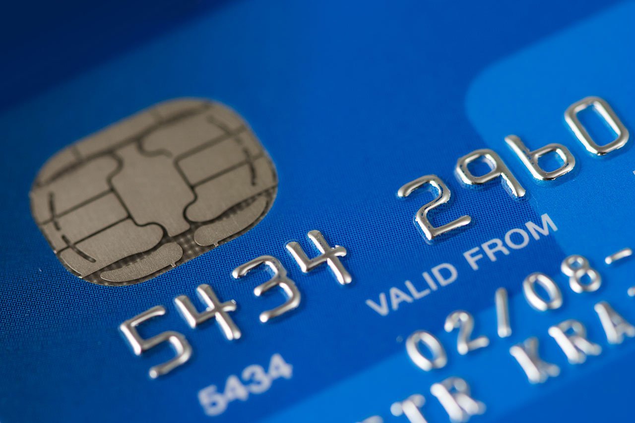 Close Up View of a Credit Card